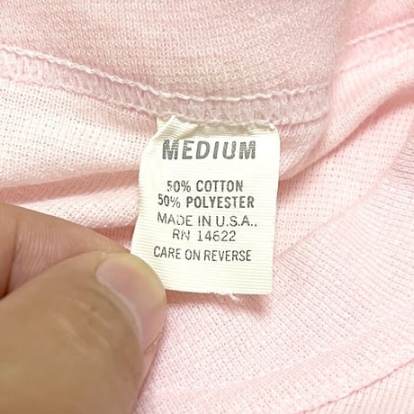 【USED】70'S L/S UNDERWEAR BABY PINK