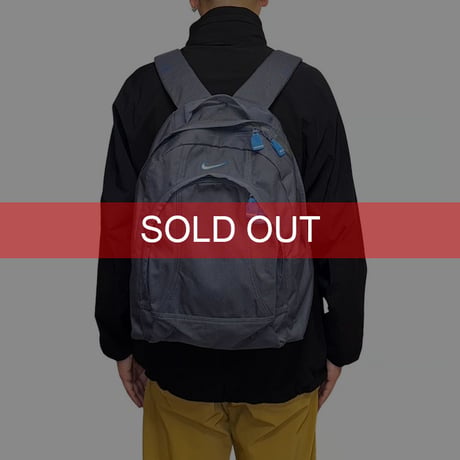 【USED】00's EURO NIKE BACKPACK GRAY