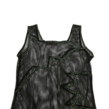 【USED】80's Bamboo's MESH DRESS