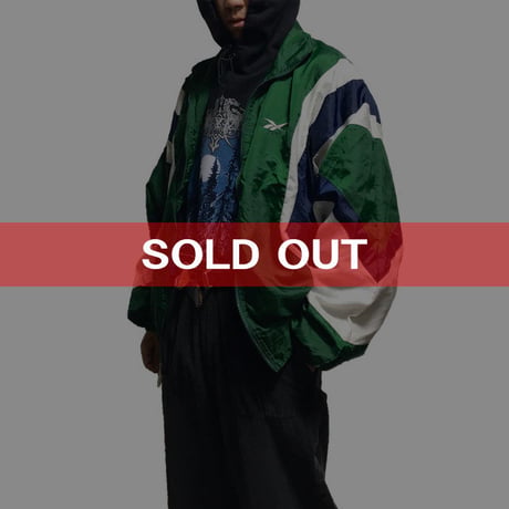 【USED】90'S REEBOK NYLON JACKET GREEN