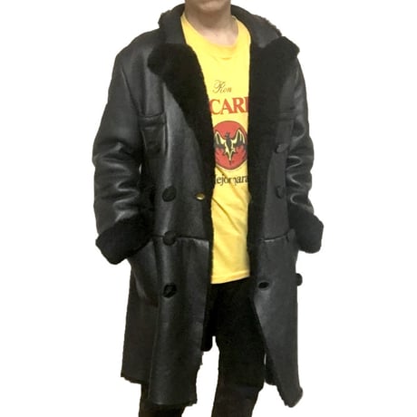 【USED】90'S VIVIENNE WESTWOOD GOLD LABEL MEN'S MOUTON COAT BLACK