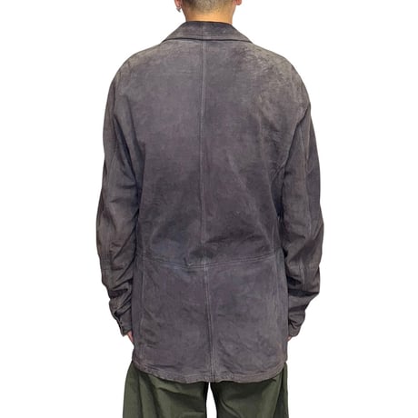 【USED】00's RUFFO SUEDE LEATHER TAILORED JACKET