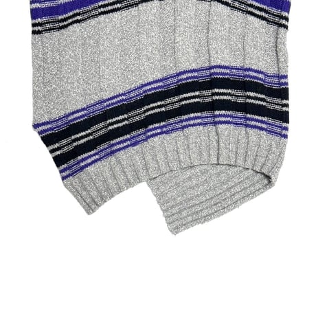 【USED】Kiko Kostadinov 22AW "Brutus Jumper" Asymmetric Ribbed Knit Sweater