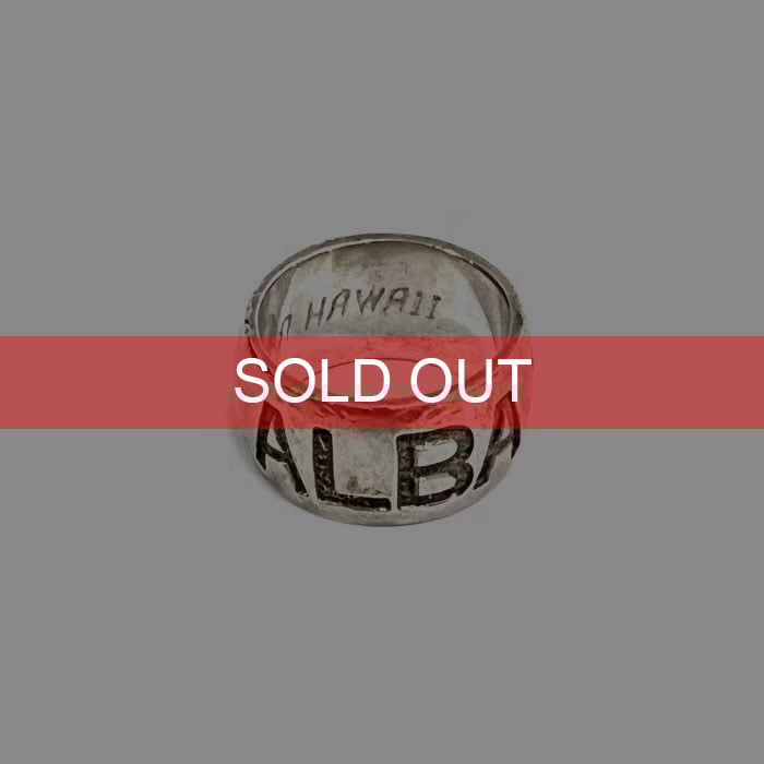 USED】00'S ALBA ROSA LOGO RING SILVER925 | KONBINI USED】00'S ALBA ROSA LOGO RING SILVER925 | KONBINI