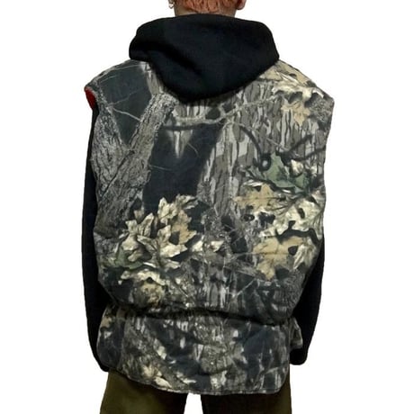 【USED】90'S REVERSIBLE REAL CAMO VEST