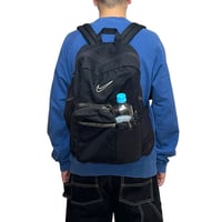 【USED】90's NIKE BACKPACK with POUCH POCKET & PLASTIC BOTTLE HOLDER