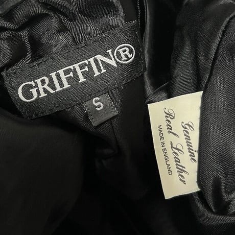 【USED】90'S GRIFFIN LEATHER PANTS MADE IN ENGLAND