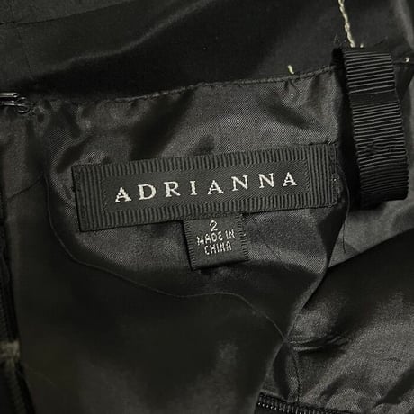【USED】00'S ADRIANNA BOTANICAL EMBROIDERY DRESS