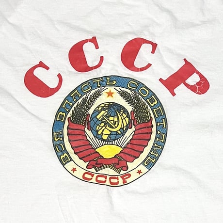 【USED】80s CCCP T-SHIRT
