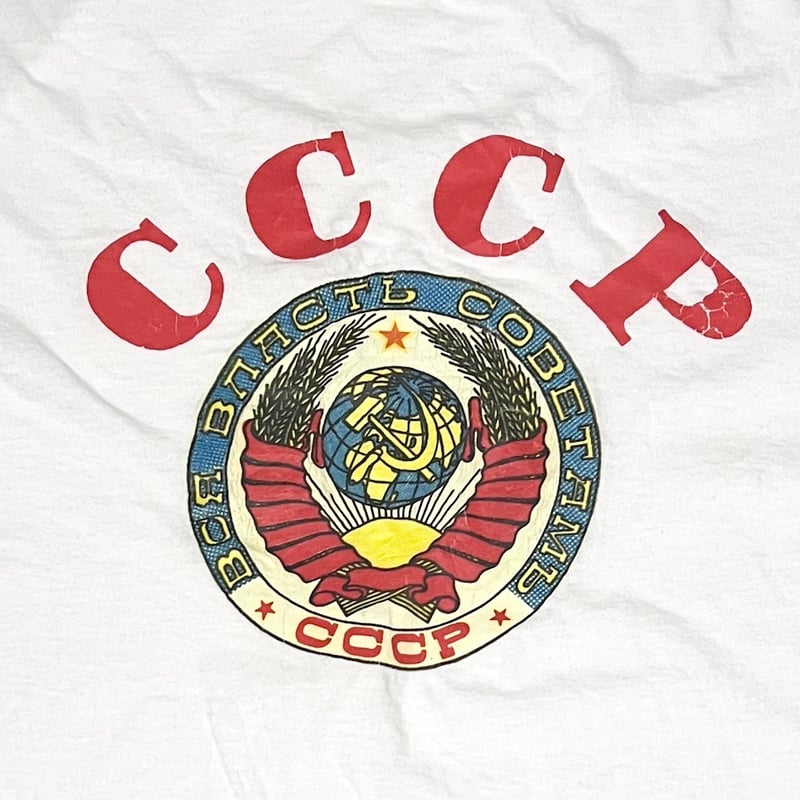 USED】80s CCCP T-SHIRT | KONBINI