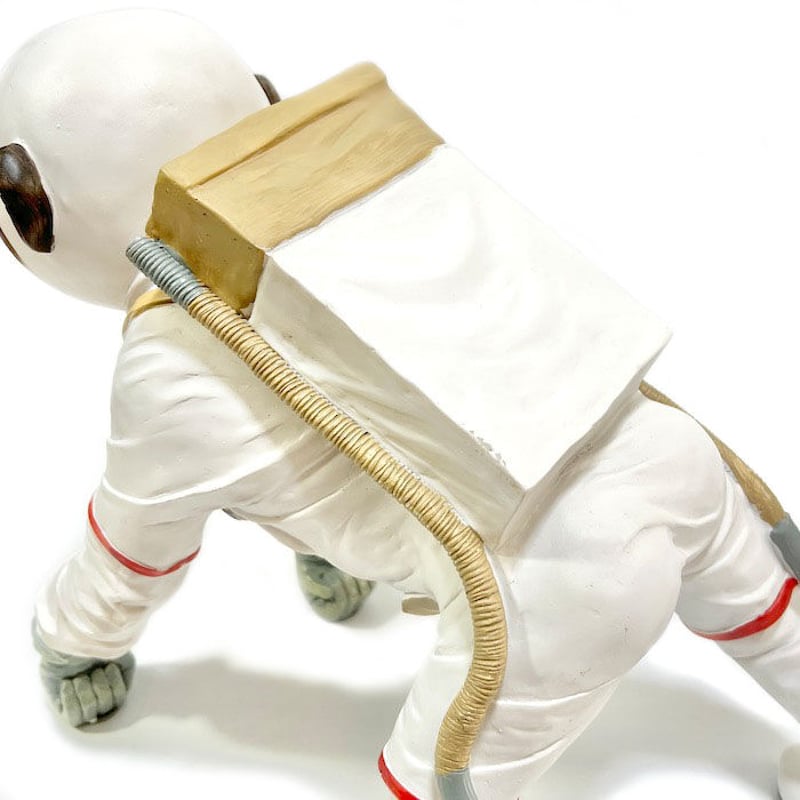 USED】KARE DECO FIGURINE SPACE MONKEY 32CM | KO