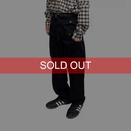 【USED】JACQUEMUS LE GADJO 6-POCKET BLACK JEANS