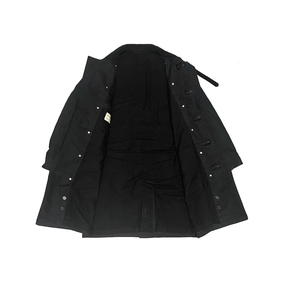 Helmut Lang 2005 コート　黒 0744. 2000's helmut lang moleskin coat ブラック チェスター