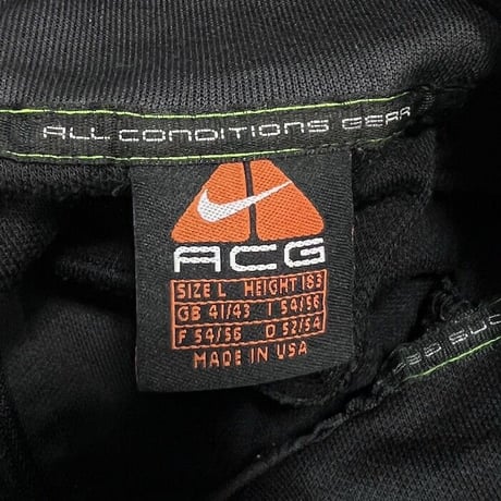 【USED】90'S NIKE ACG DRI-FIT L/S CYCLING JERSEY