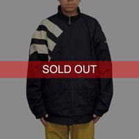 【USED】80'S-90's adidas NYLON JACKET BLACK MADE IN TAIWAN