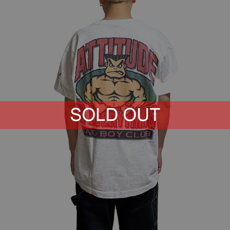 USED】90'S BAD BOY CLUB T-SHIRT USED】90'S BAD BOY CLUB T-SHIRT