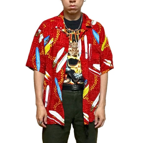 【USED】SURF BOARD ALOHA SHIRT
