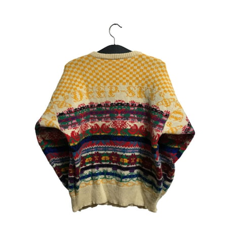 【USED】80'S VIVIENNE WESTWOOD "DEEP SKY" KNIT SWEATER