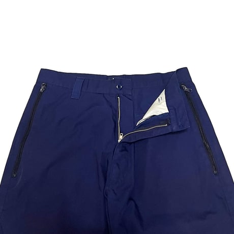【USED】90's STUSSY 6-POCKET GIMMICK PANTS ROYAL NAVY