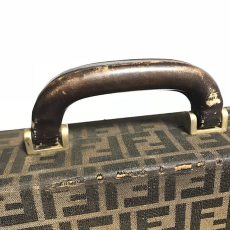 【USED】60'S-70'S FENDI ZUCCA PATTERN BRIEF CASE