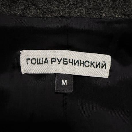 【USED】Gosha Rubchinskiy 2017AW Wool Melton Boxy Chester Coat
