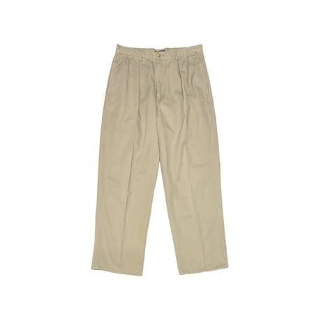 【USED】80's-90's Polo by Ralph Lauren Two-Tuck Chino Trousers Made in USA