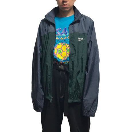 【USED】90'S REEBOK BICOLOR NYLON JACKET