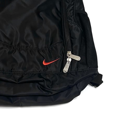 【USED】00's NIKE BACKPACK BLACK with RED SWOOSH