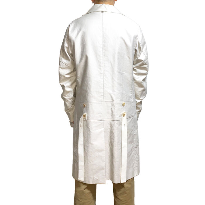 HELMUT LANG 本人期 2004ss ライダースコート USED】HELMUT LANG 2004SS RAIDERS COAT OFF-WHITE