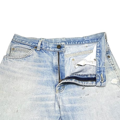【USED】90'S LEE DAMAGED DENIM PANTS