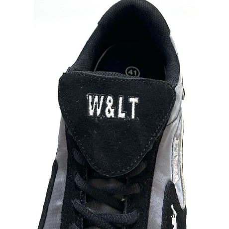 【DEAD STOCK】90'S W.&L.T. DRIVING SNEAKERS GRAY × BLACK