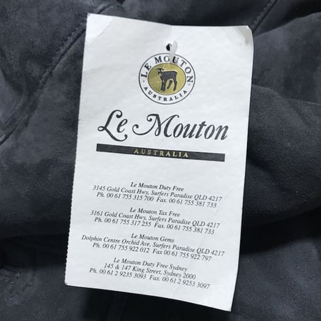 【DEAD STOCK】90'S "LE MOUTON" OVERSIZED JACKET GLAY