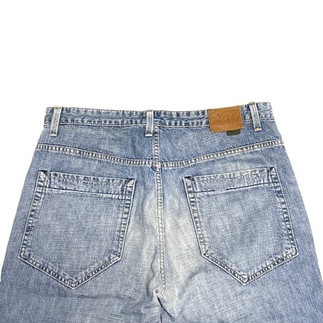 【USED】90's-00's STUSSY-dm. Vintage Faded Denim Pants