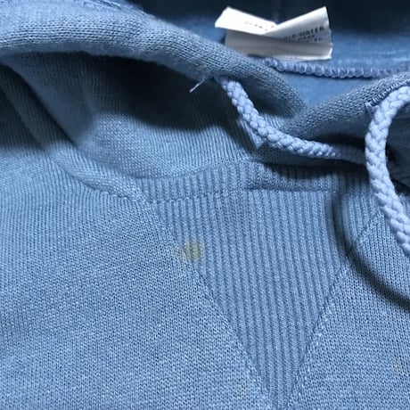 【USED】90'S FILA HOODIE DUSTY BLUE