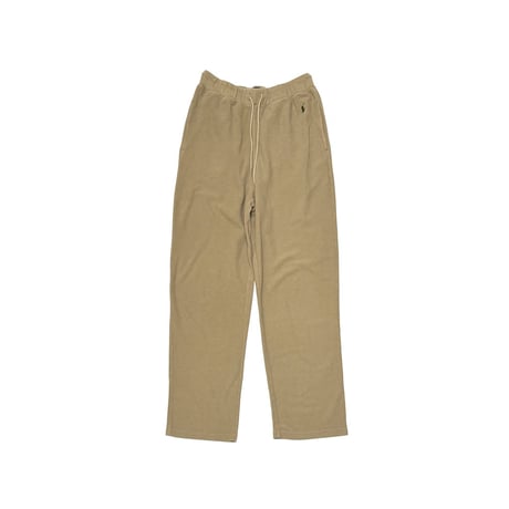 【USED】90's Polo by Ralph Lauren Cotton-Poly Waffle Easy Pants Beige Brown