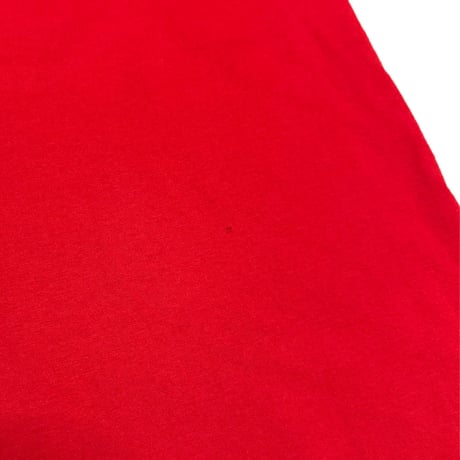 【USED】80's-90's Red Warrior Tribal Print T-shirt