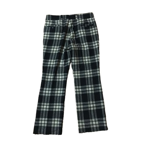 【USED】70'S CHECK WOOL TROUSERS