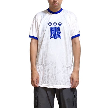 【DEAD STOCK】90'S CY-BORG "服" GAME T-SHIRT BLUE