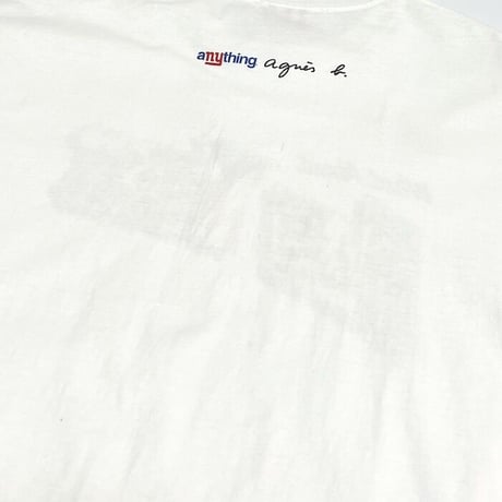 【USED】00'S ANYTHING × AGNES B. WHAT ABOUT NEW YORK T-SHIRT