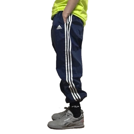 【USED】90'S ADIDAS 3-STRIPES NYLON JOGGER PANTS
