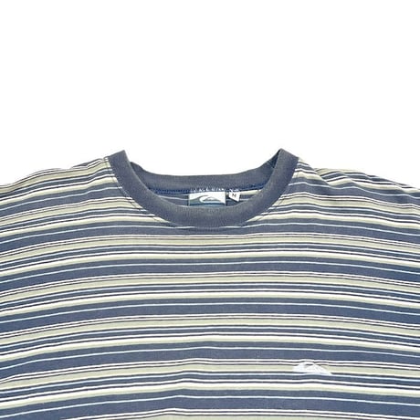 【USED】90'S QUIKSILVER BORDER T-SHIRT