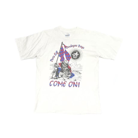 【USED】80'S-90'S PSG BOULOGNE BOYS IRON MAIDEN? T-SHIRT