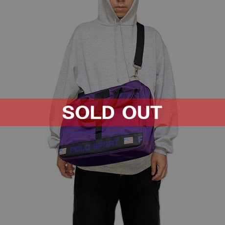 【USED】90'S POLO SPORT 2-WAY BAG PURPLE