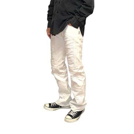 【USED】90's JPG.JEANS BY GAULTIER DESIGN PANTS WHITE