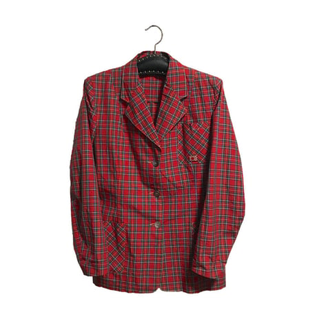 【USED】TARTAN 3B JACKET WITH PINS
