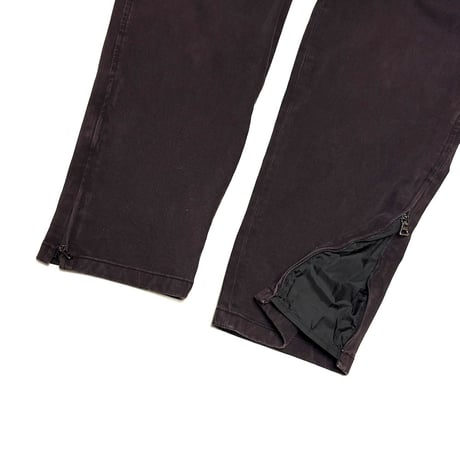 【USED】00's PRADA SPORT Sun-Faded Zip-Hem Technical Trousers