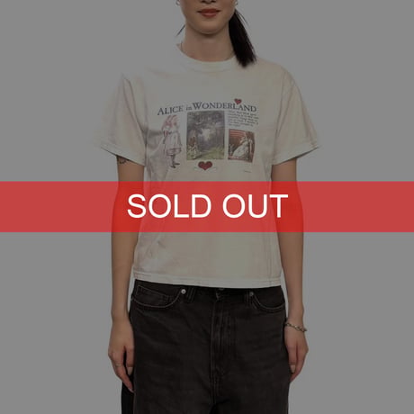 【USED】00's ALICE in WONDERLAND CHIBI T-SHIRT