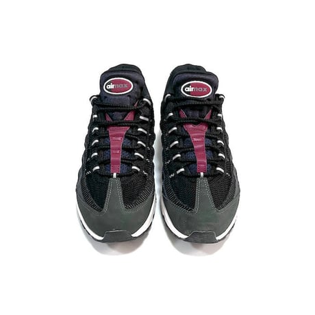 【USED】NIKE AIR MAX 95 Grey/Team Red