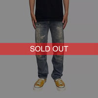 【USED】90's HYSTERIC GLAMOUR KINKY JEANS Heritage Distressed Repair Denim Pants