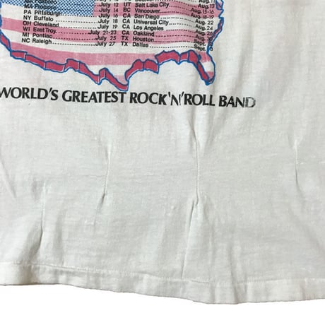 【USED】80'S THE WHO 25TH ANNIVERSARY TOUR T-SHIRT